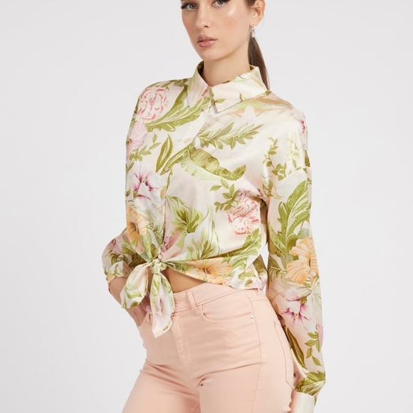 Guess LS Bowed Jun Shirt - Picture 3 of 4